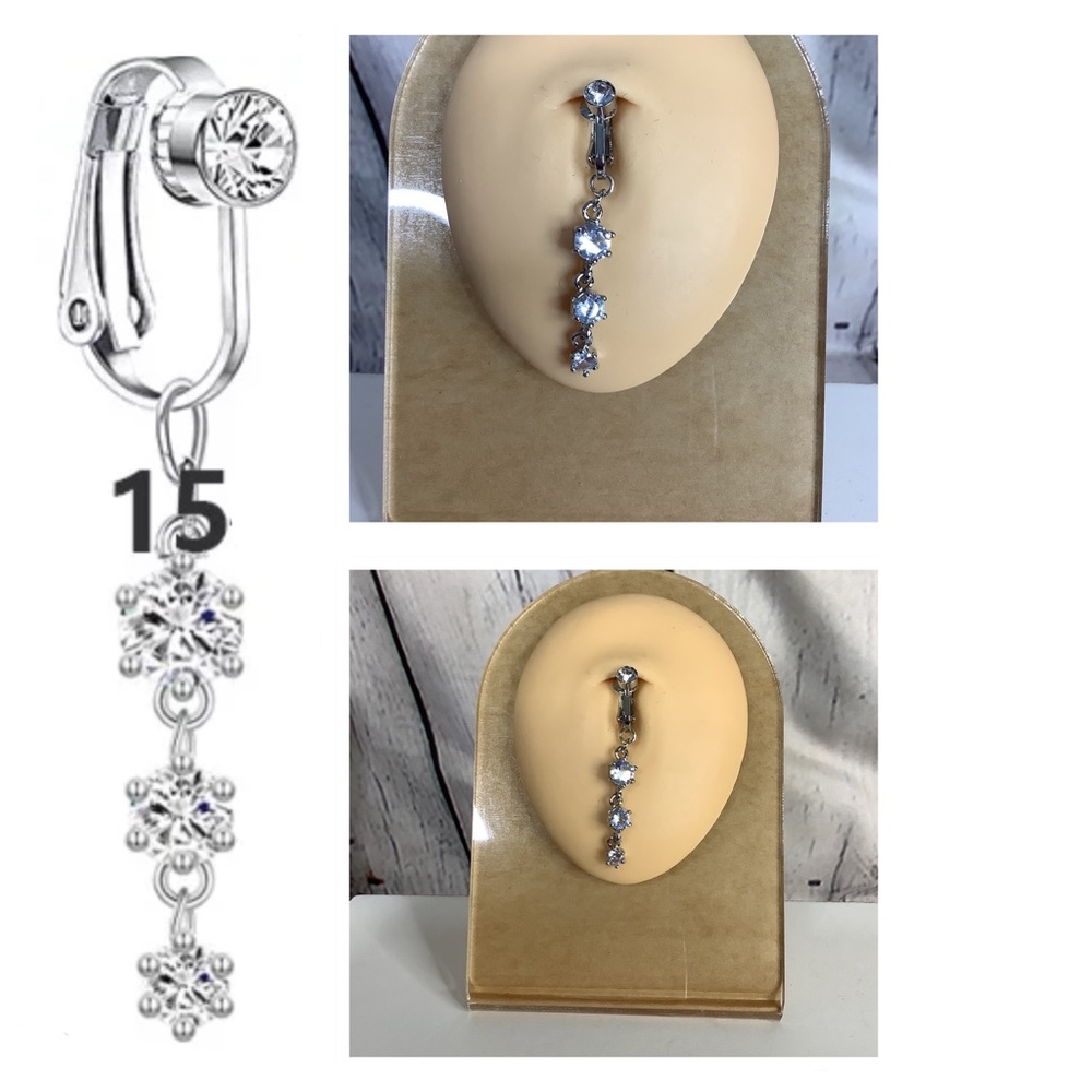 Clip-On Belly Button Ring